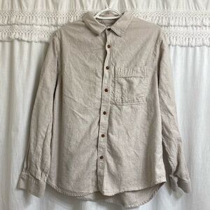 Old Navy double-brushed flannel. Like new.